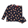 Pyjama cintré à manches longues Carisma pour femmes, 2 pièces