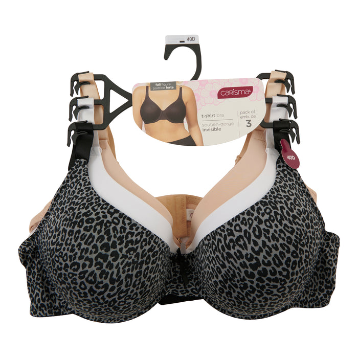 Soutiens-gorge invisibles taille Plus Carisma pour femmes – emb. de 3