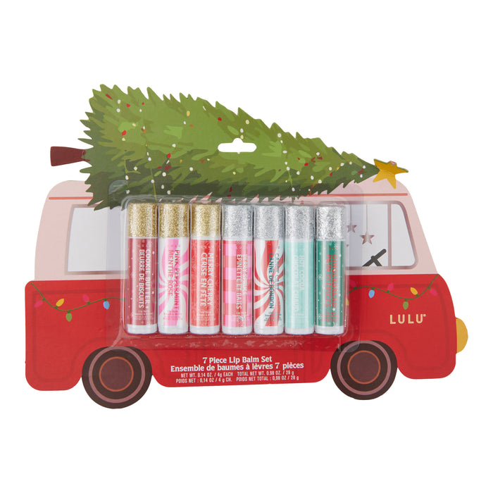 Holiday Lip Balm Set, 7-Pieces
