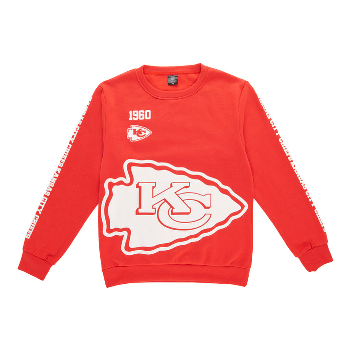 NFL Men's Licensed Kansas City Chiefs Crew Neck Sweater