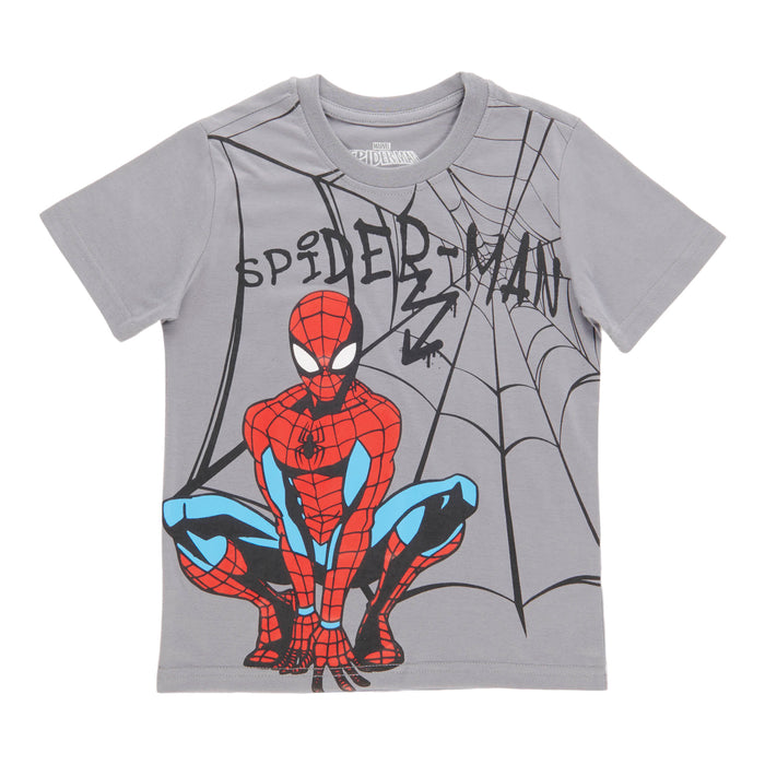 T-shirt à manches courtes Spider-Man sous licence pour tout-petits