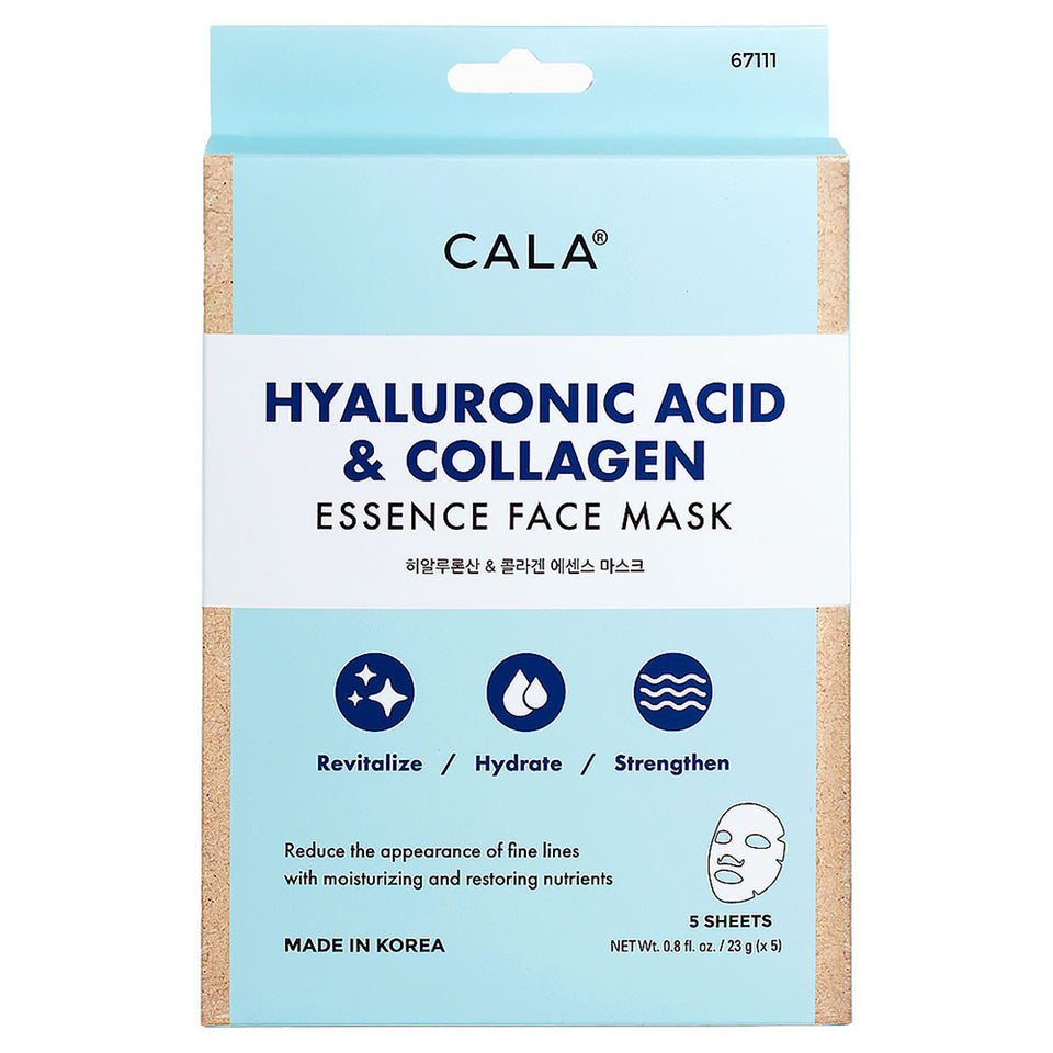 Cala Hyaluronic Acid & Collagen Face Masks, 5-Pack – Giant Tiger