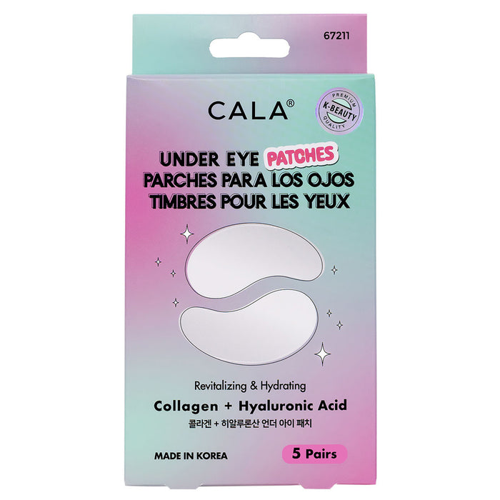 Patchs contour des yeux Cala, collagène et acide hyaluronique, paquet de 5