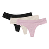 Tangas extensibles Carisma pour femmes, emb. de 3