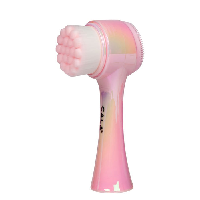 Dual Action Cleansing Brush, Pink