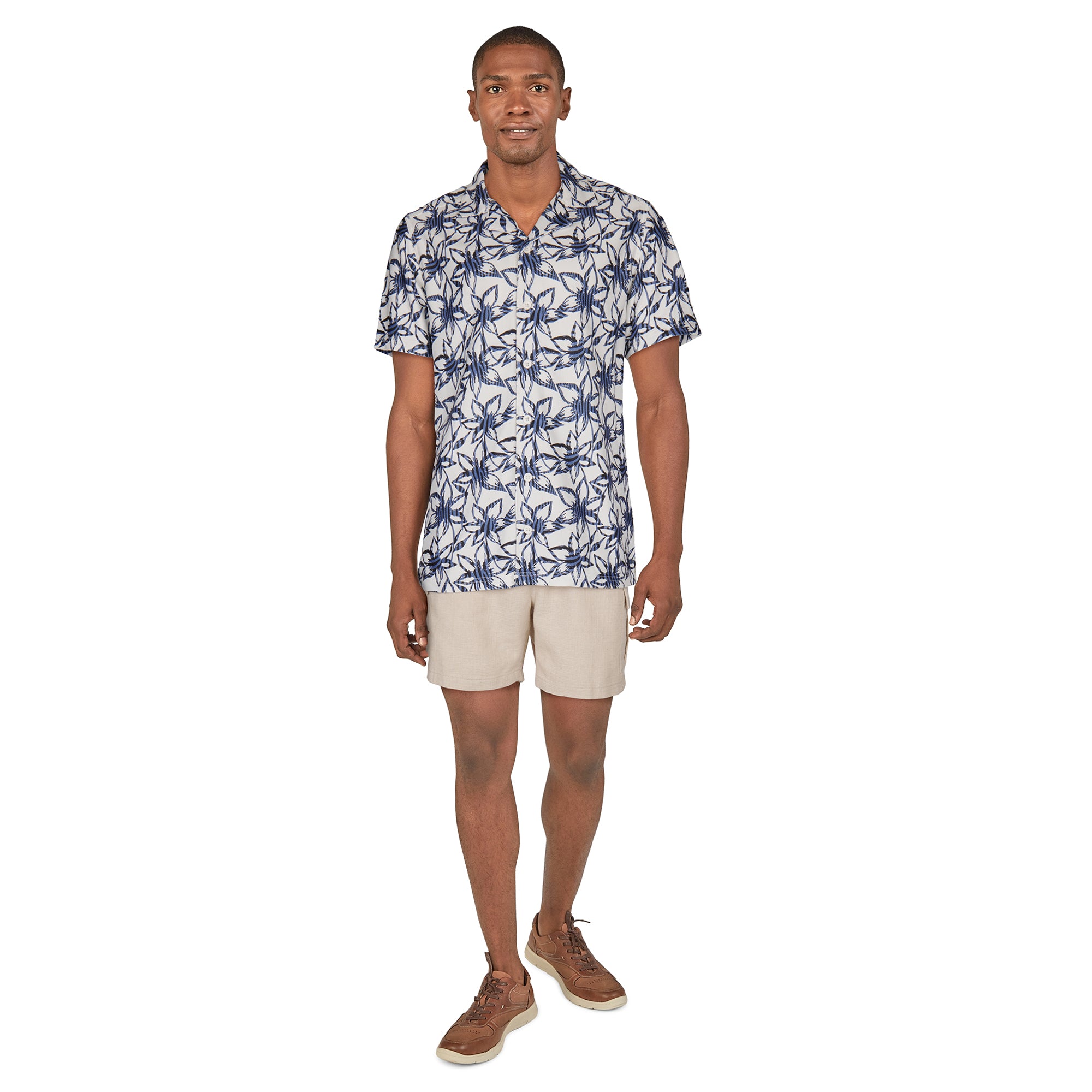 250ème anniversaire de l'Amérique - Chemise pour homme à manches courtes avec drapeau américain 250ème anniversaire de l'Amérique - Chemise pour homme à manches courtes avec drapeau américain