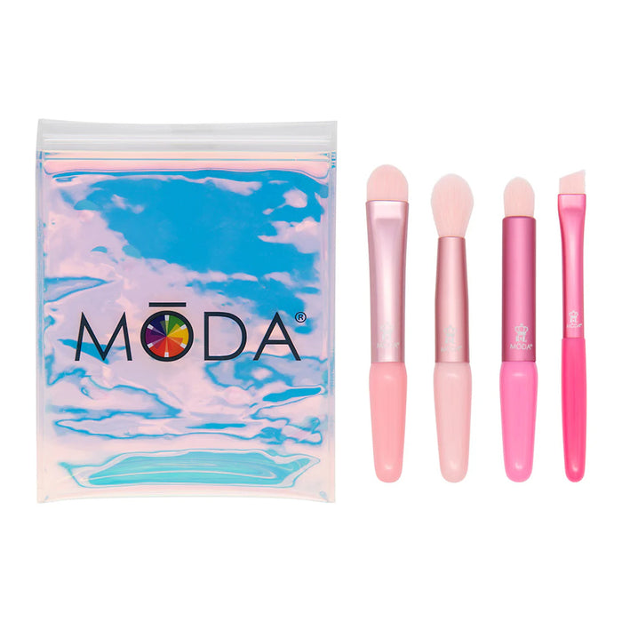 MODA Mini Pink Eye Brush Kit