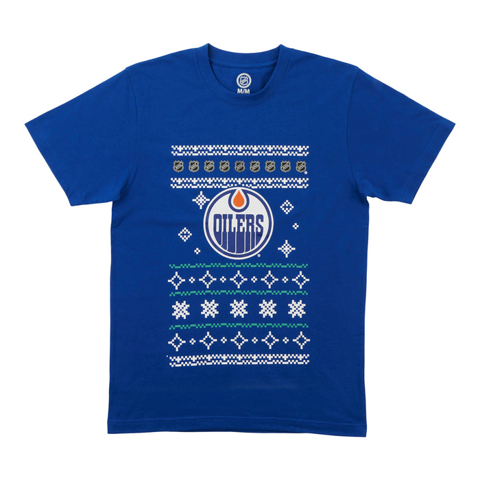 T-shirt à manches courtes Oilers d'Edmonton de la LNH pour hommes