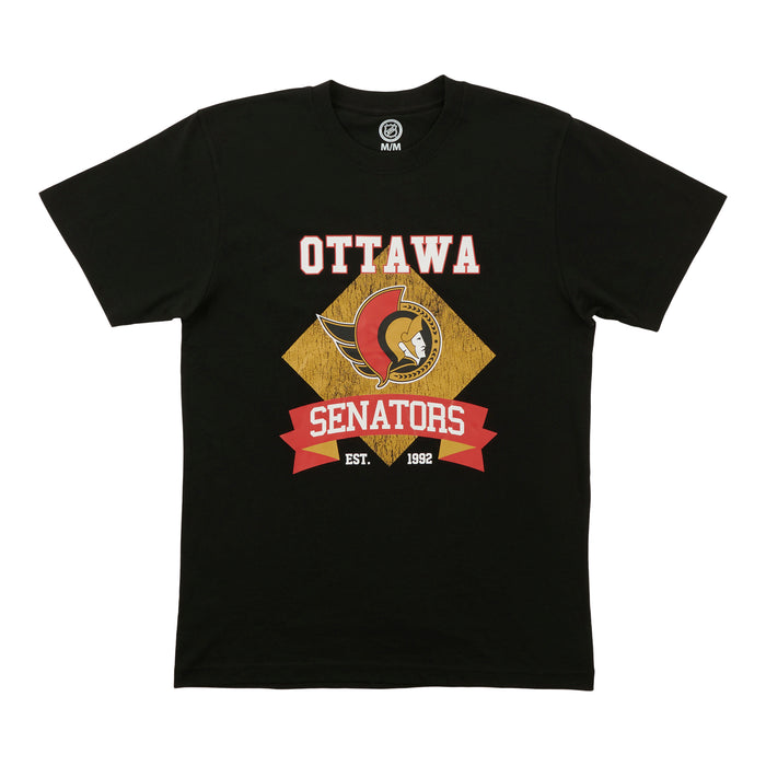 NHL Men's Licensed Ottawa Senators Short Sleeve T-Shirt