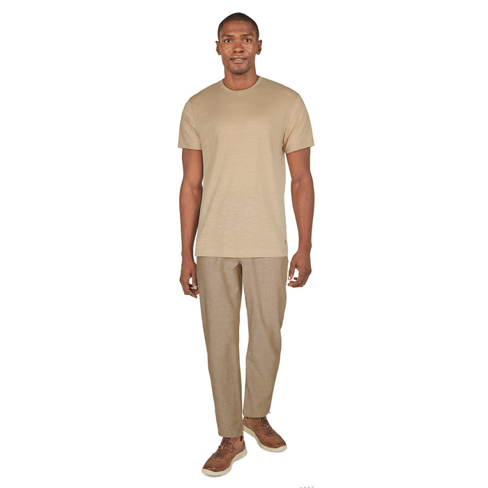 T-shirt texturé à manches courtes pour hommes