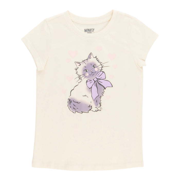 T-shirt à manches courtes Féerie hivernale MONKEY BARS pour toutes-petites