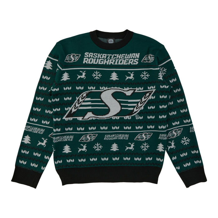 CFL Men's Licensed Saskatchewan Roughriders Sweater