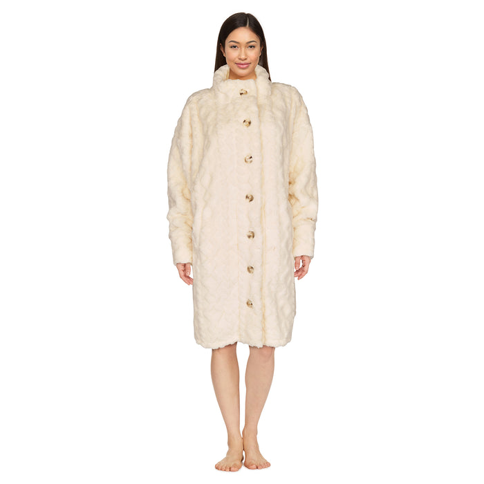 Carisma Women's Textured Button-Down Cardigan