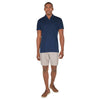 Polo texturé pour hommes