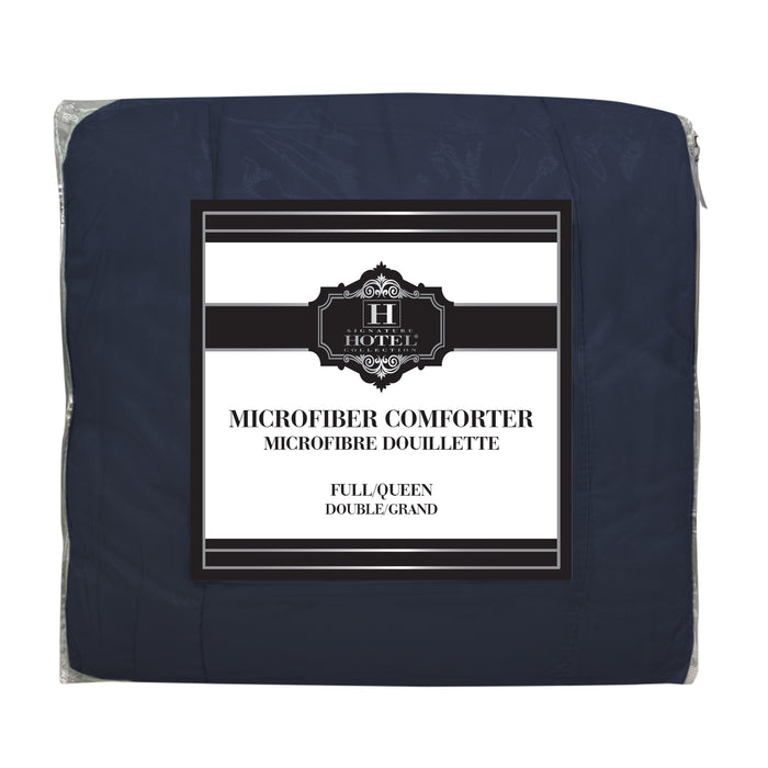 Microfiber Solid Comforter, Queen
