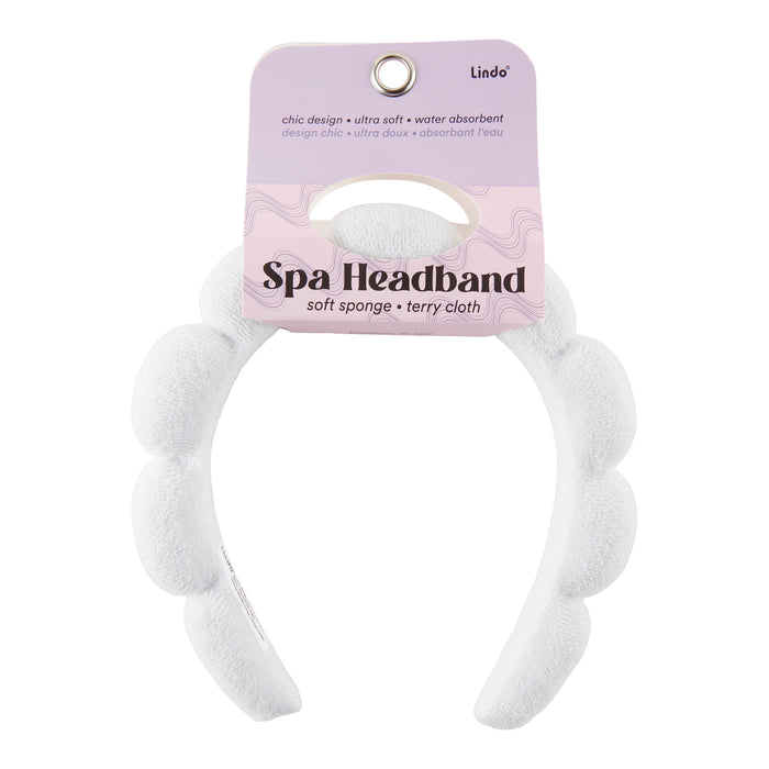 Lindo Spa Headband, White