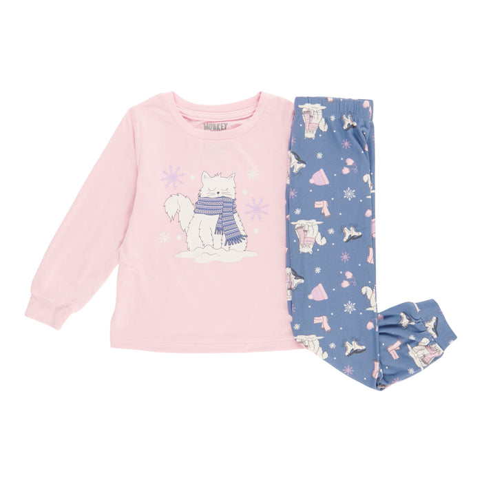 Ensemble de pyjama Féérie hivernale MONKEY BARS pour bébés filles, 2 pièces, 12-24 mois