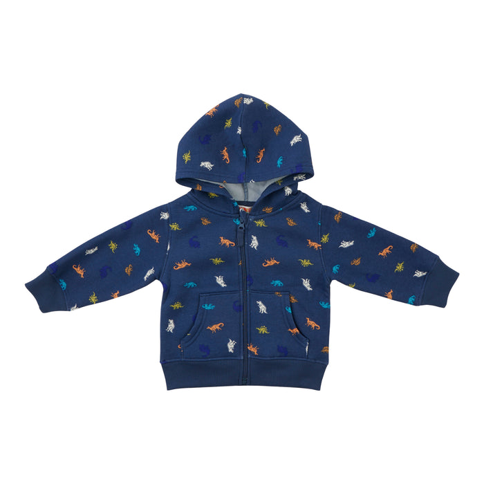 MONKEY BARS Infant Boys' Urban Brights Zipper Hoodie, 12-24 Month