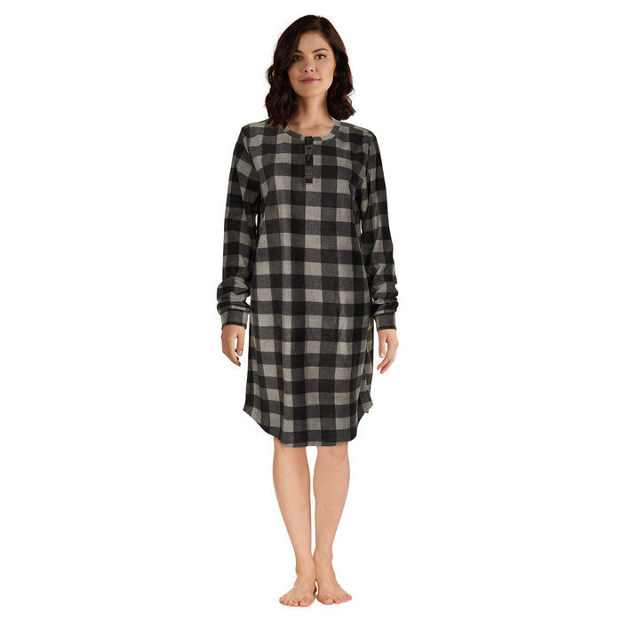 Chemise de nuit en tissu micropolaire Carisma pour femmes