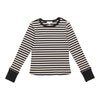 mySTYLE Women's Ribbed Long Sleeve Tee