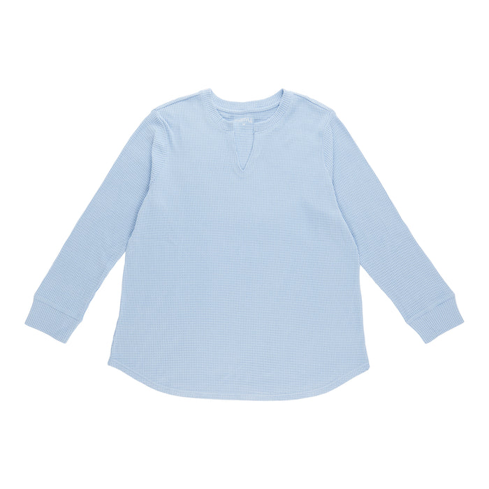 T-shirt gaufré à manches longues mySTYLE taille plus pour femmes