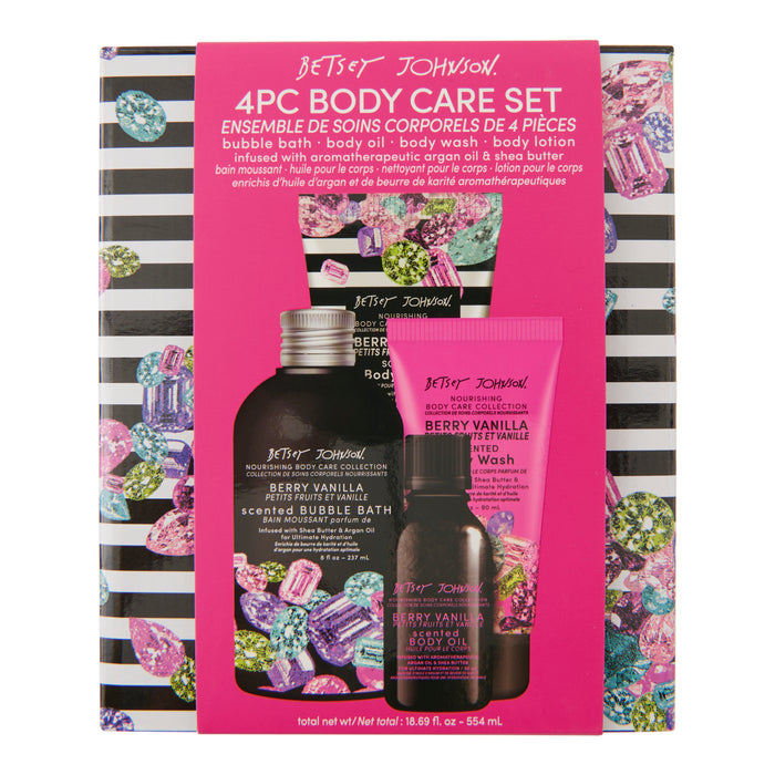Betsey Johnson Body Care Set, 4-Piece