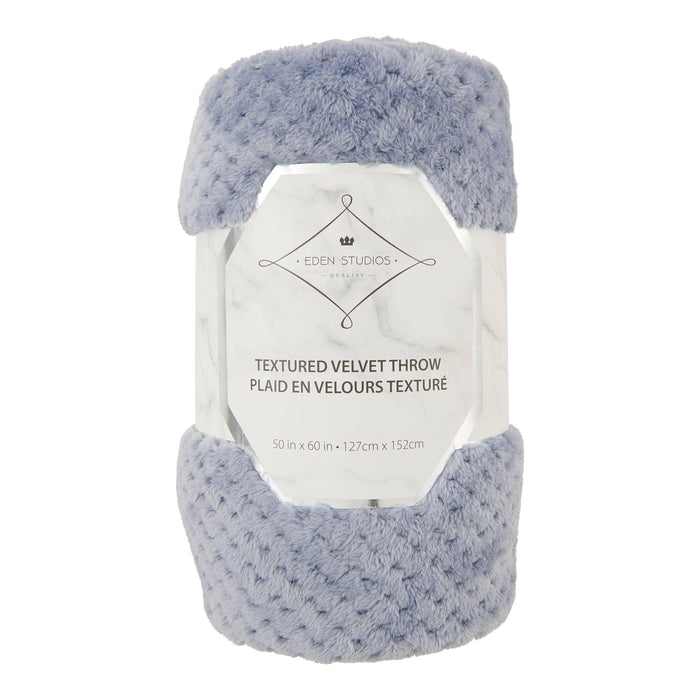 Jeté en jacquard enroulé, 50 po x 60 po