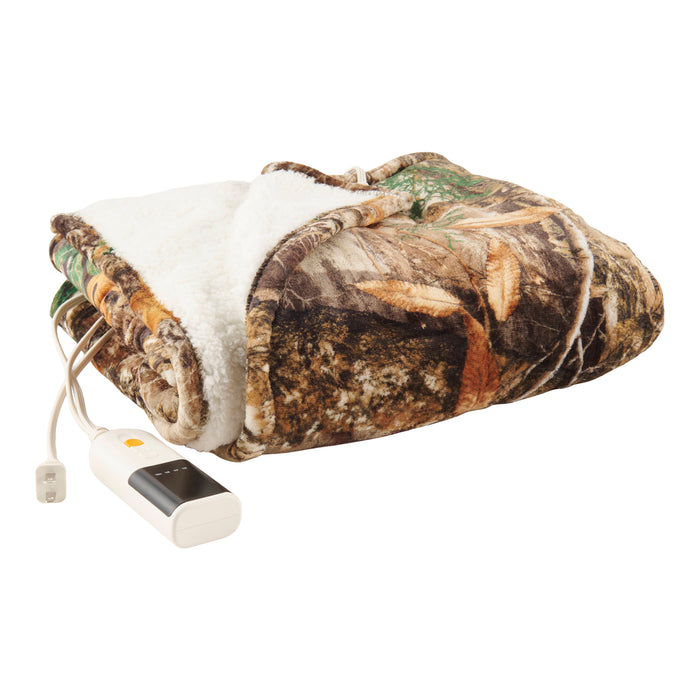 Real Tree Heated Throw, 50-in x 60-in.