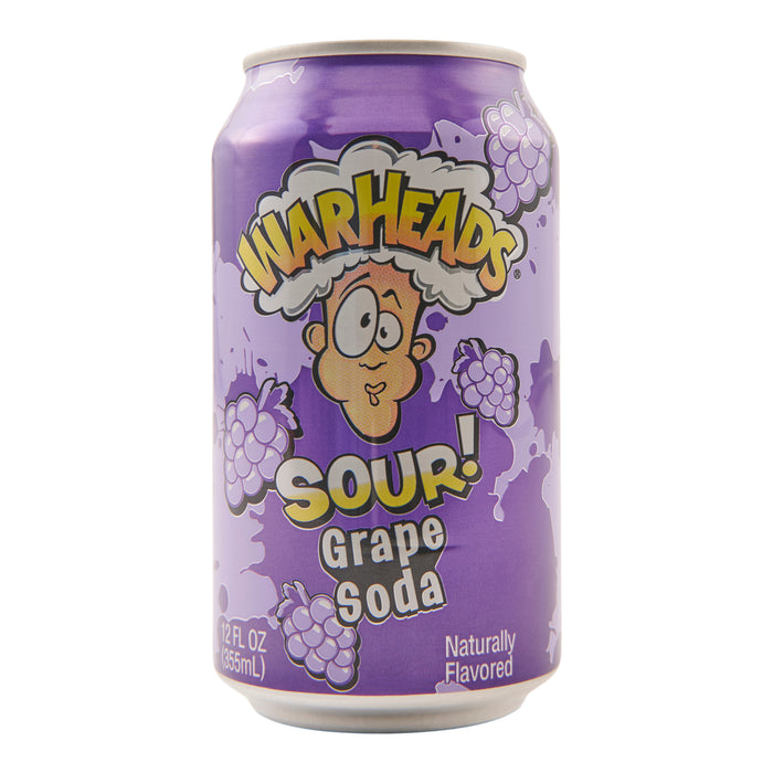 Warheads Sour Soda Grape, 355 ml