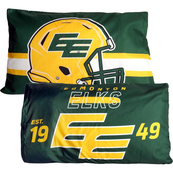 CFL Edmonton Elks Pillowcases, 20-in x 30-in, 2 Pack