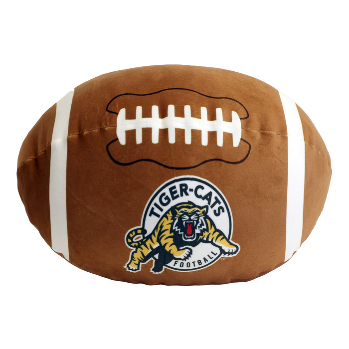 CFL Hamilton Tiger-Cats Football Cushion, 14-in.
