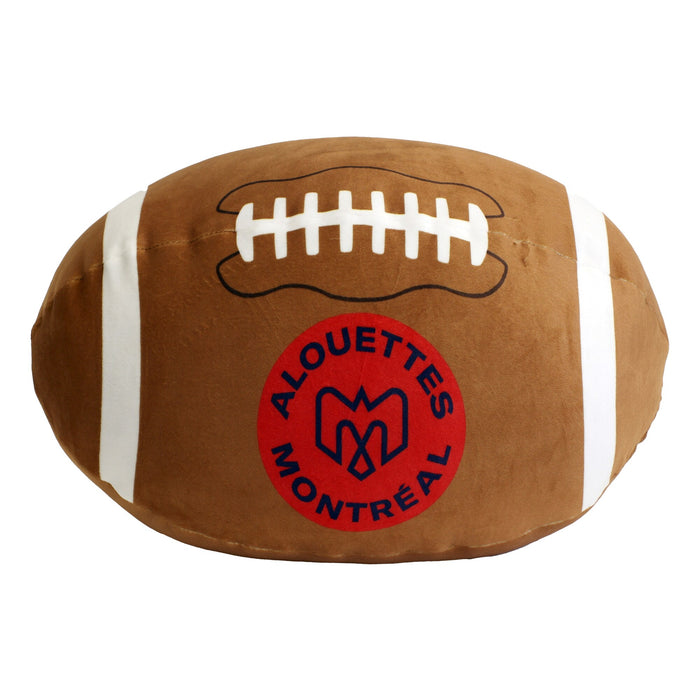 Coussin en forme de ballon de football Alouettes de Montréal de la LCF, 14 po