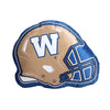 Coussin en forme de casque Blue Bombers de Winnipeg de la LCF, 18 po