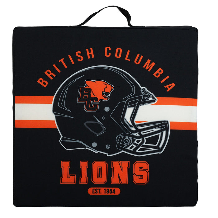CFL B.C Lions Stadium Seat Cushion, 16-in x 16-in x 2.5-in.