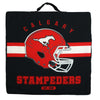 CFL Calgary Stampeders Stadium Seat Cushion, 16-in x 16-in x 2.5-in.