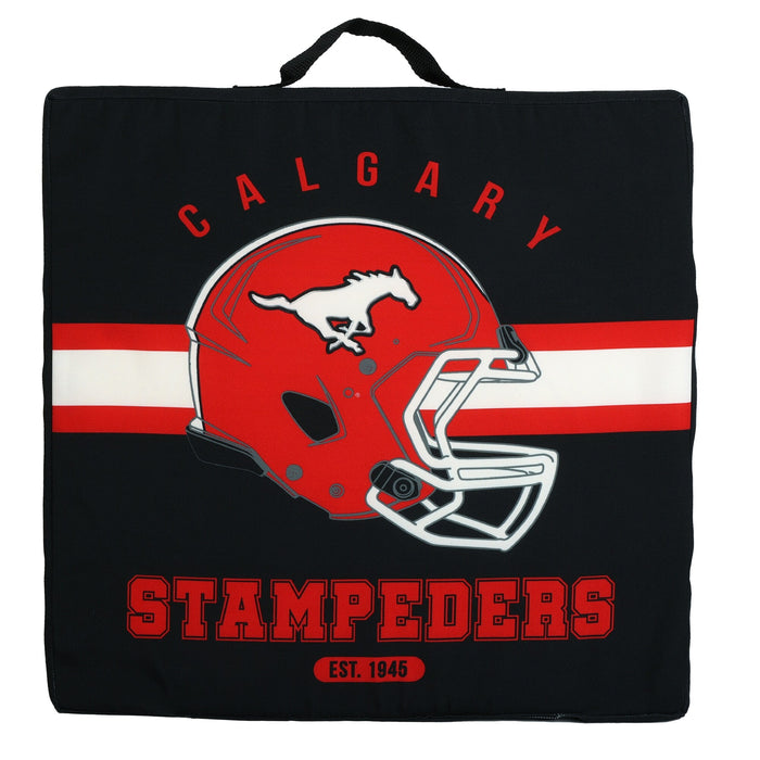 CFL Calgary Stampeders Stadium Seat Cushion, 16-in x 16-in x 2.5-in.
