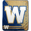 Jeté moelleux Blue Bombers de Winnipeg de la LCF, 50 po x 60 po