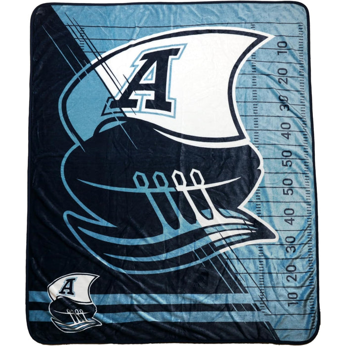 Jeté moelleux Argonauts d'Toronto de la LCF, 50 po x 60 po