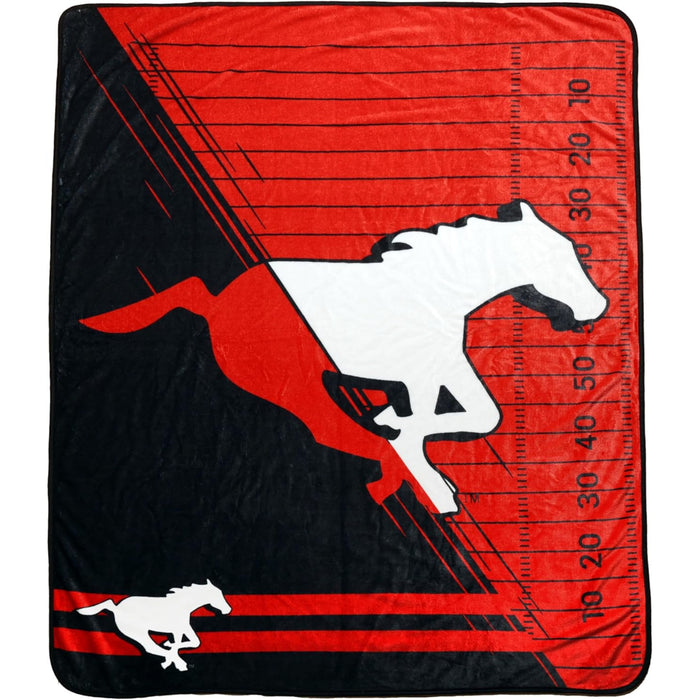 Jeté moelleux Stampeders d'Calgary de la LCF, 50 po x 60 po