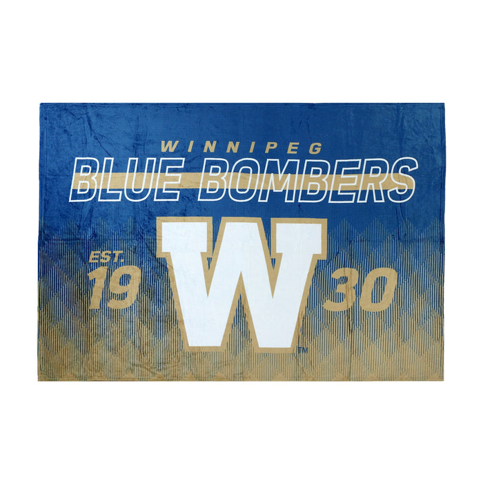 Couverture d'avant-match Blue Bombers de Winnipeg de la LCF, 62 po x 90 po