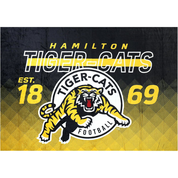 CFL Hamilton Tiger-Cats Tailgate Blanket, 62-in x 90-in.