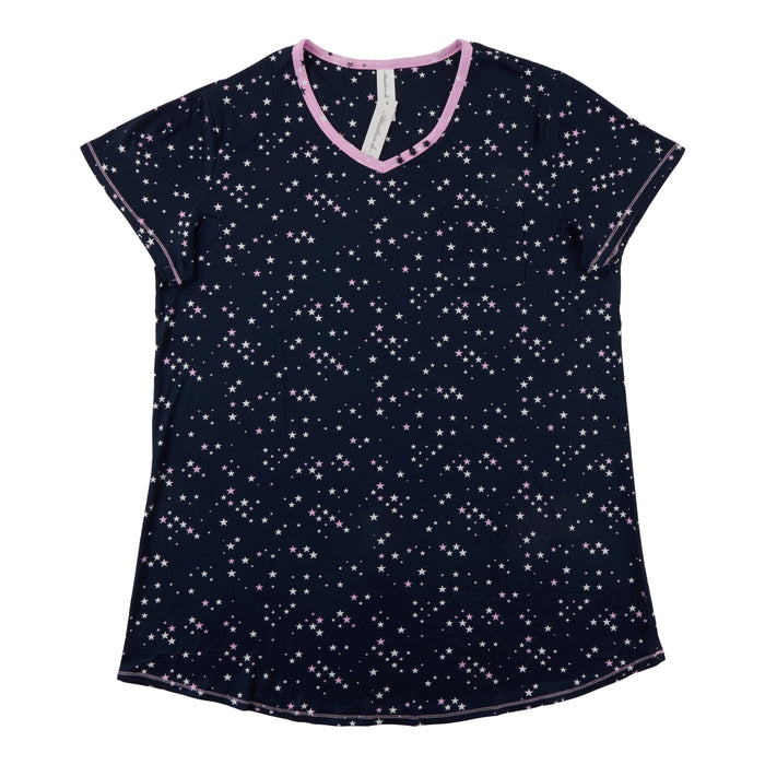 Women's Plus Peachy Short Sleeve Sleepshirt, Assorted