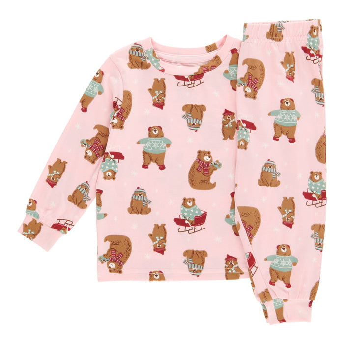 Pyjama à thématique famille Pays nordique unisexe MONKEY BARS pour bébés - 2 pièces, 12 à 24 mois