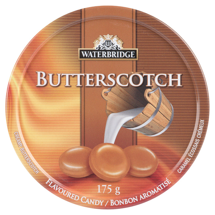 Waterbridge Butterscotch Flavoured Candy, 175 g
