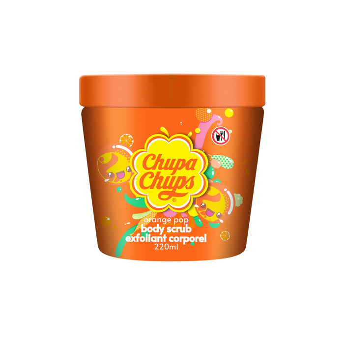 Exfoliant pour le corps Chupa Chups, Orange Pop, 220 ml