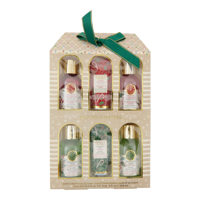 Collection des fêtes pour le bain et le corps Brooks & Waters