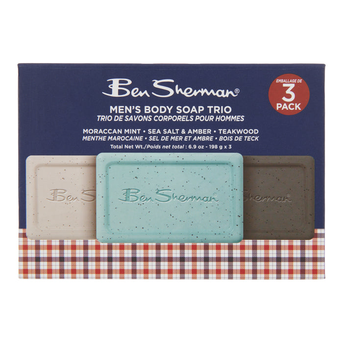 Ben Sherman Body Bar Soap Trio