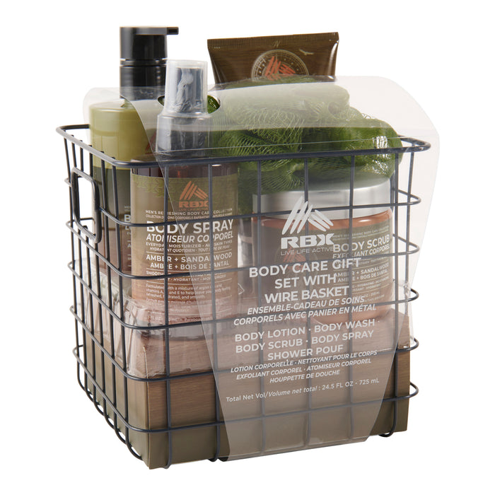 RBX Wire Basket Bath Gift Set