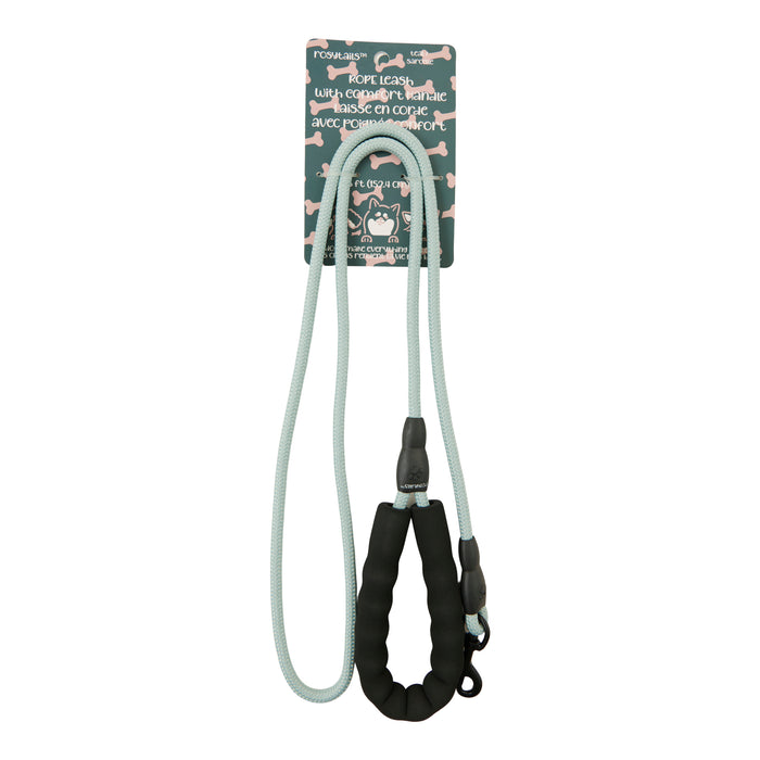 Rosytails Rope Leash with Comfort Handle, 1.5 m, Blue
