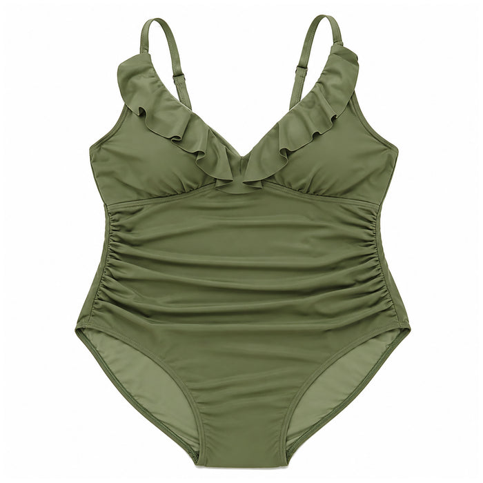 Ensemble bikini pour femme taille plus, 2 pièces, assorti